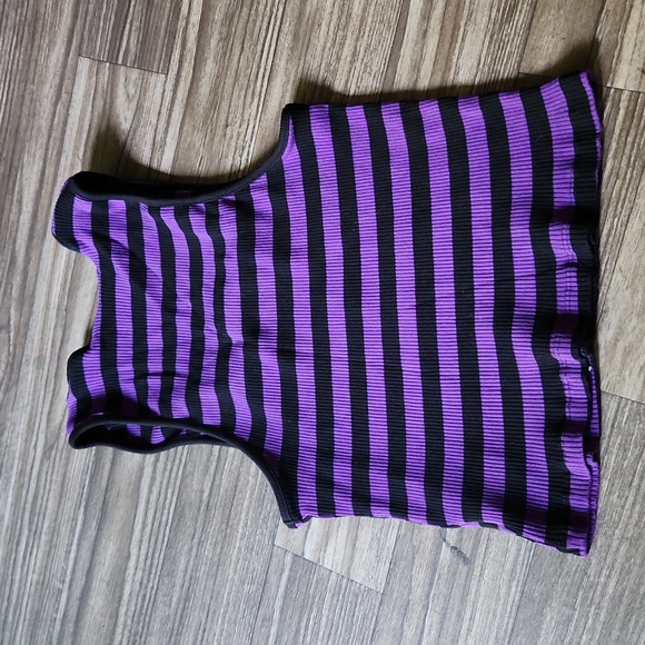 🖤💜striped top - Picture 6 of 7